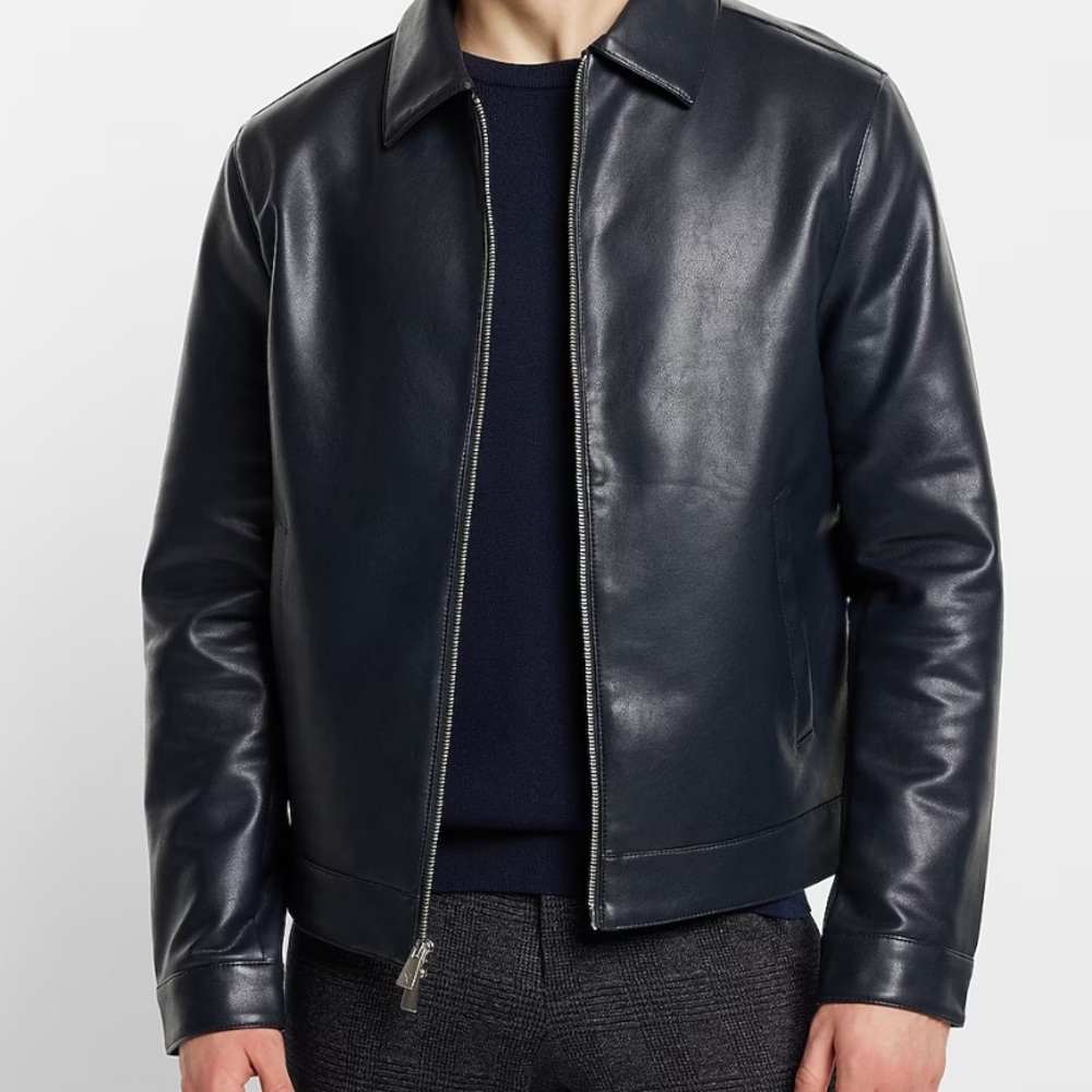 Faux Leather Jacket